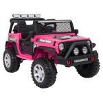 Elektrické autíčko Jeep BEAST 4x4 - MP3 - ružové